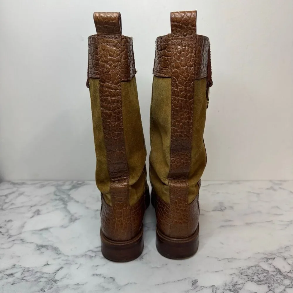 Tory Burch Corey Mid Calf Ankle Boots 6